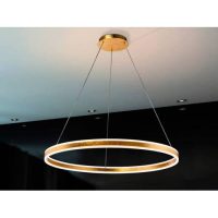 Gold Modern Led Chandelier Up and Down 60cm Light | Home Decor Hanging Light Fixture
