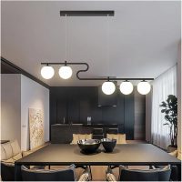 Horizontal Kitchen Table Pendant Lighting Indoor Lighting Chandelier