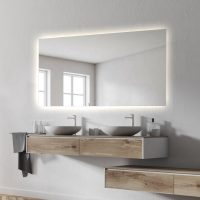 75*50CM Rectangular Back Lit Touch control LED mirror