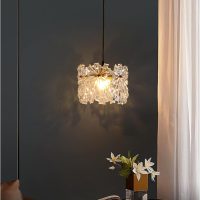 Nordic Retro Italian Creative Art Design Single Head Light |Glass Dining Table Pendant Lamp