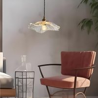 Glass Flower Pendant Lamp |Flower Petal Pendant Light