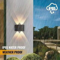 1*4W Up and down wall light |Indoor and outdoor wall light