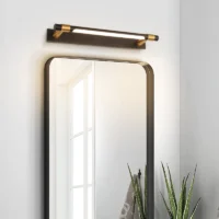 Black LED Bathroom Vanity Light Fixture