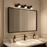 3 eye Black Mirror Glow Luxe Series Light