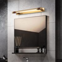 Gold LED Bathroom Vanity Light Fixture
