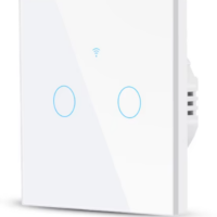 Smart White 2 Gang Switches