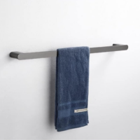 Grey Bathroom Towel Rod