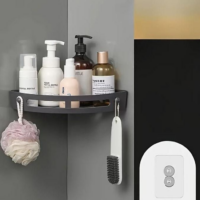 1pc Corner Shower Caddy