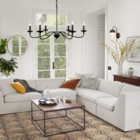 Farmhouse Metal Rustic 6-Light Chandelier |Traditional Dining Room Antique Ceiling Lighting for Bedroom