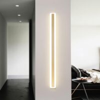 600mm Gold LED Waterproof IP65 Outdoor Long Wall lamp