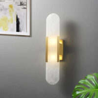 Natural Marble Wall Lamp Gold Wall Sconce