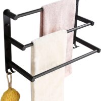 3 Tier Bath Towel Bar Wall Hanging Bathroom Towel Hanger