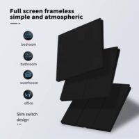 1gang 2 way Skin Touch Feel VIP electrical switch |Screwless VIP switches