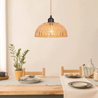 Farmhouse Industrial Boho Ceiling Light Fixture for Living Room Kitchen Island