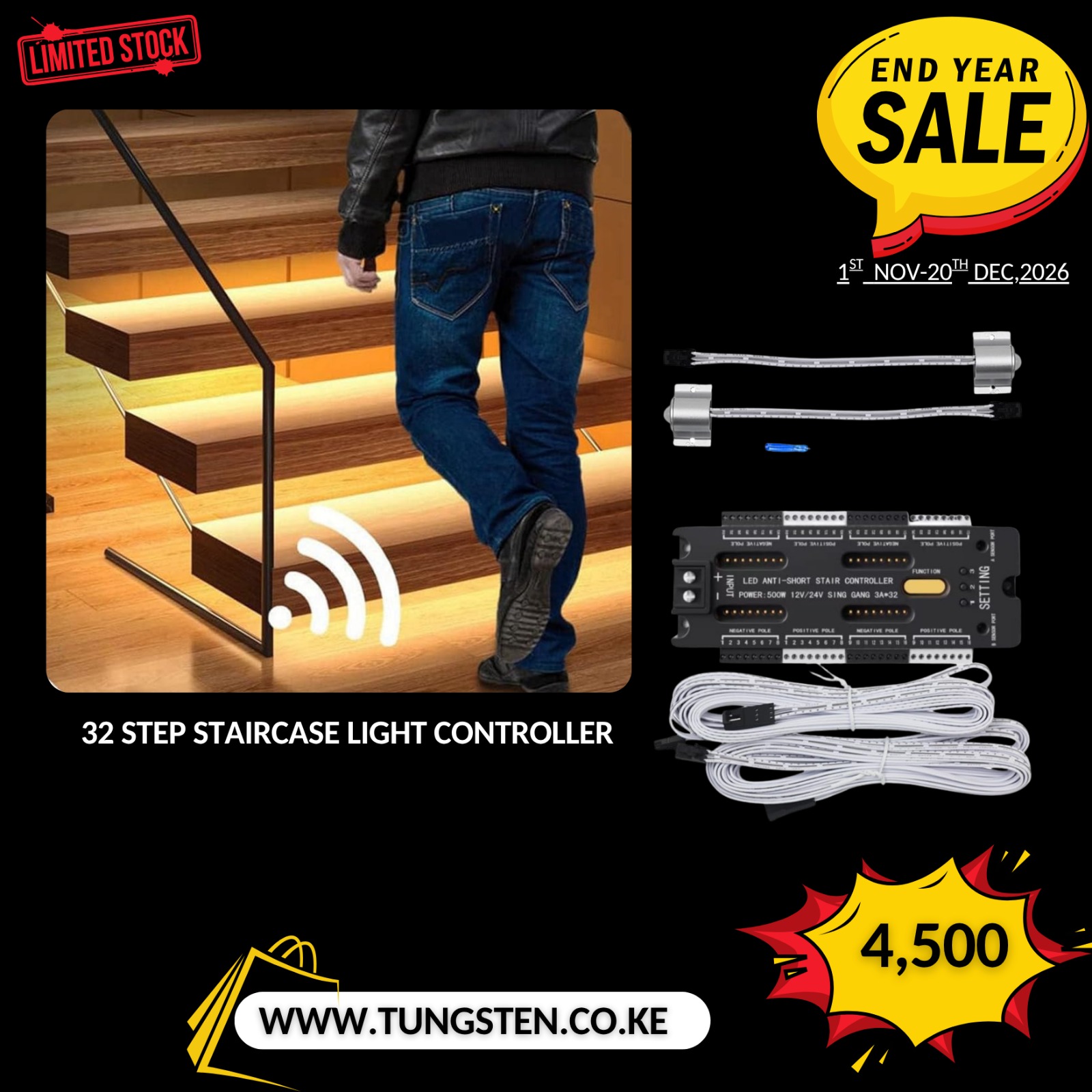 OFFERS ON STAIRCASE LIGHTING CONTROLLERS!